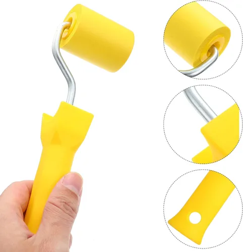 Miniatura 2 de Papel pintado Rodillo de costura Papel de pared Rodillos de costura de suavizado de goma Rodillos de costura Rodillo de alisado Rodillo de costura