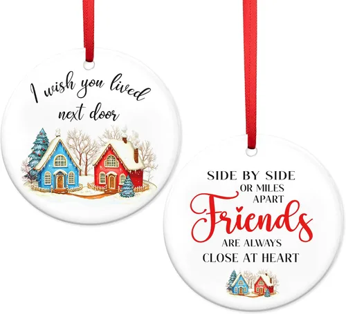 Miniatura 3 de GAUDORA Regalos de Navidad para Tías para Mujeres - Adornos Navideños de Cerámica 2025 para Decoraciones de Navidad - Regalos de Cumpleaños