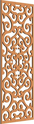 Miniatura 59 de Eveline - Paneles decorativos de pared de madera con calado, 13 3/8 pulgadas de ancho x 34 3/8 pulgadas de alto x 3/8 de alto, roble rojo rojo