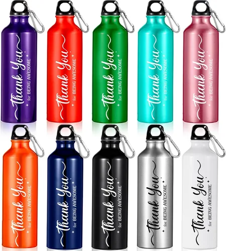 Miniatura 8 de Zhehao 10 botellas de agua de agradecimiento a los empleados para graduación, regalos de agradecimiento para personal, compañeros de trabajo