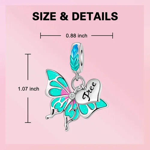 Miniatura 104 de Dije de girasol con diseño de estrella y luna y elefante para pulsera, collar de plata de ley 925, dijes de corazón de amor para mujer, regalo