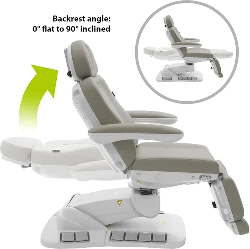 Miniatura 5 de SKINACT Mesa de tratamiento de spa médico eléctrico Palma (Taupe)
