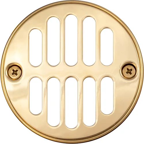 Westbrass Juego de colador de ducha con tornillos, parrilla y corona, latón pulido, D312-03