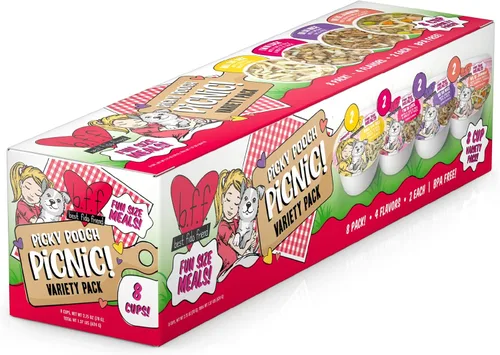Miniatura 12 de Weruva Best Fido Friend Comidas Tamaño Divertido para Perros, Kiss Me Thrice, Taza de 2.75oz, Paquete de 12