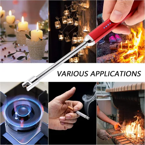 Miniatura 7 de MEIRUBY-Encendedor eléctrico de velas, regalos de cumpleaños y Navidad para mujeres, madres, hombres, esposas, hermanas, rellenos para calcetines