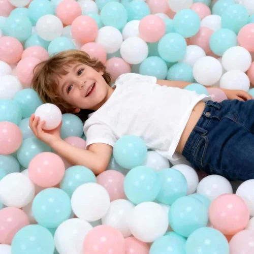 Miniatura 14 de GOGOSO Pelotas para niños pequeños, bolas de plástico para corralito de pelota, piscina, juego de bebé, pastel, sin BPA, no tóxico, juego pastel, a