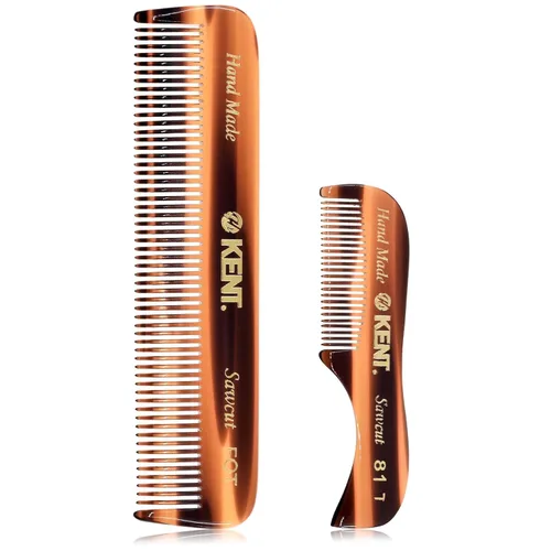 Miniatura 11 de Kent FOT TW - Juego de peine para barba 81T TW de bolsillo para hombre, kit de peines de bolsillo para hombres para viajes y hogar, peine