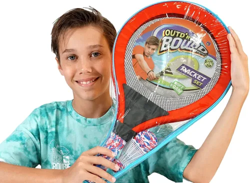 Miniatura 2 de Juego de bádminton con 2 raquetas, pelota de playa y Birdie - Colores surtidos - Raqueta de tenis ligera Juegos al aire libre Juego de juguetes
