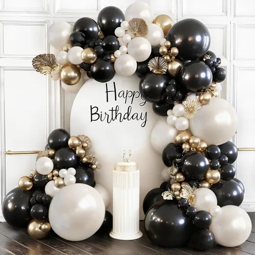 Miniatura 7 de Kit de arco de globos azul, blanco y plateado, globos azul marino y blancos con globos metálicos de confeti azul claro, azul oscuro y plateado, Azul