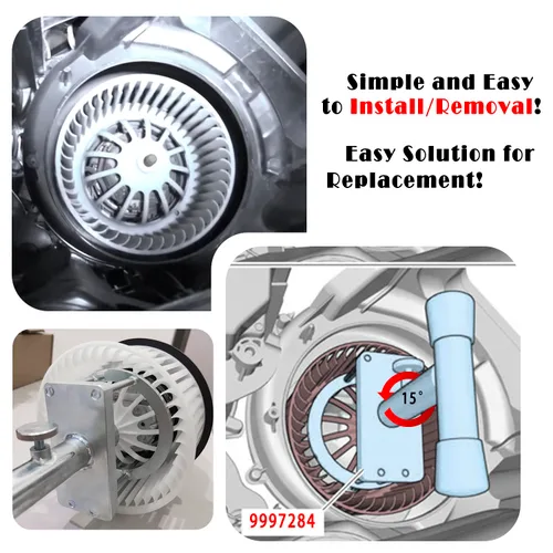 Miniatura 4 de 9997284 Herramienta de instalación/extracción del motor del ventilador de calentador compatible con Range Rover Evoque Volvo S60 S80 V60 V70 XC60