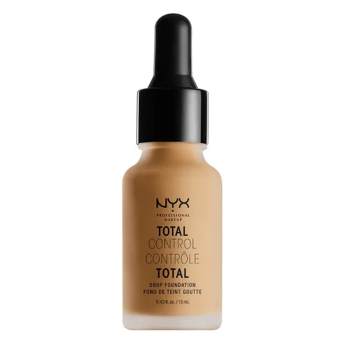 Miniatura 12 de NYX PROFESSIONAL MAKEUP Total Control Drop Foundation - Base de maquillaje color moca, marrón claro