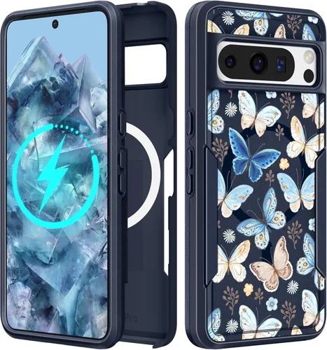 Miniatura 43 de Funda para Moto G 5G 2024 – Compatible con MagSafe para mujeres y niñas, bonita funda protectora magnética para teléfono, diseño femenino Kawaii