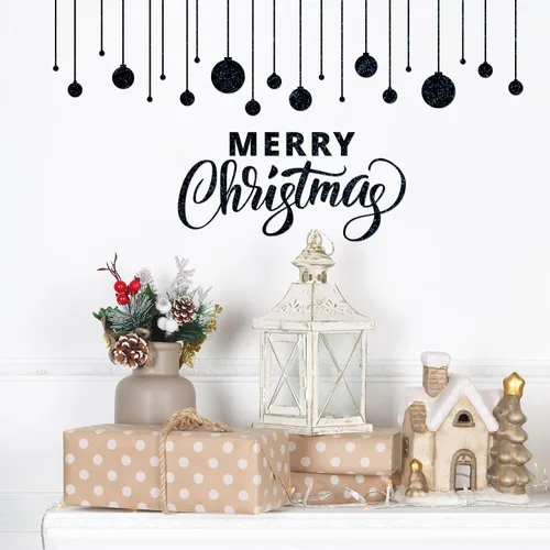Miniatura 8 de CRE8TIVE Papel Tapiz con Purpurina Negro Azul Adhesivo y Despegable 8"x354" Borde de Papel Tapiz con Purpurina Tela Brillante Espumosa Borde
