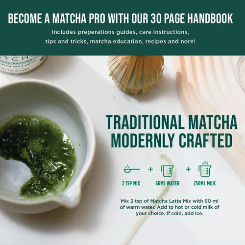 Miniatura 5 de Jade Leaf Matcha - Juego de inicio tradicional - El juego de regalo japonés Matcha incluye: batidor de bambú (Chasen), pala (Chashaku), tamiz