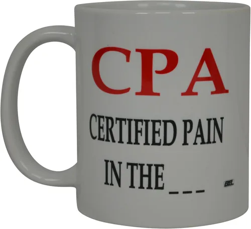 Rogue River Tactical La mejor taza de café divertida certificada por CPA Pain In The A.. sarcástica novedad taza broma gran idea de regalo para