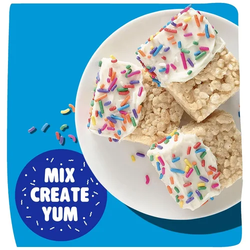 Miniatura 5 de Rice Krispies Kellogg's Frosted Krispies Cereal para desayuno, aperitivos para niños, golosinas de malvavisco, original, caja de 13 onzas (1 caja)