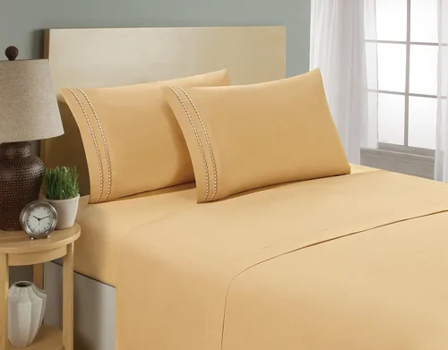 Miniatura 21 de ¡Juego de sábanas de lujo de 4 piezas en Amazon! Diseño de calidad egipcia con 1500 hilos Elegant Comfort - Resistente a las arrugas y al Morado