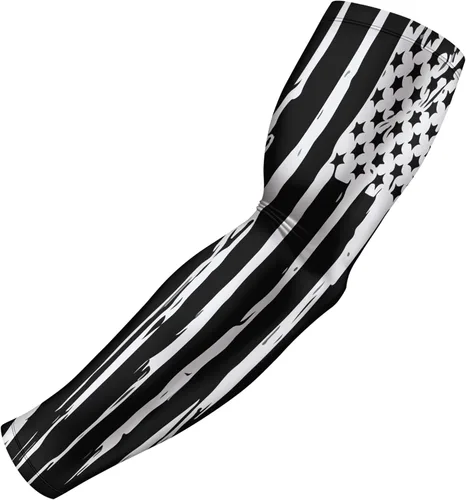 B-Driven Sports Sleeve Pro-Fit - Manga Patriótica - Estados Unidos, Cuba, México, Israel, Canadá, Venezuela, Rep. Dominicana - Individual Bandera de