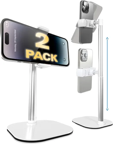 Miniatura 8 de COOPER ChatStand, soporte ajustable para teléfono celular para escritorio, soporte de teléfono para grabación, soporte para iPhone para filmar, A