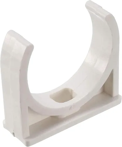 Miniatura 12 de 80 abrazaderas para tuberías de agua de PVC en forma de U, clips para tubos de 1/4 de pulgada (0.630 in), bandejas de TV, soporte de tubo Pex