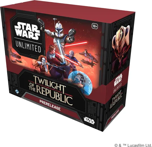 Miniatura 2 de Star Wars: Unlimited TCG Twilight of The Republic PRERELEASE Box - ¡Lanza tu aventura de Clone Wars! Incluye 6 paquetes de refuerzo, a partir de 12