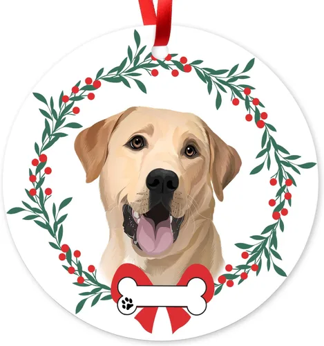 Miniatura 23 de Adorno de Navidad personalizado de Beagle, adorno personalizado con nombre de mascota, regalos para los amantes de los perros Beagle, decoración