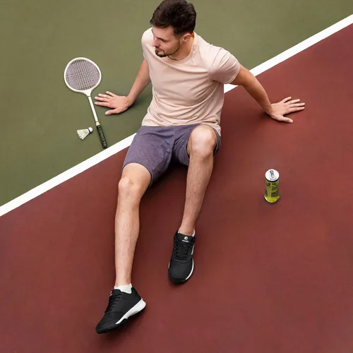 Miniatura 8 de FitVille Wide & Extra Wide Pickleball Shoes Men Tennis Racquetball Squash Shoes for Men All Court with Arch Support-Tennis V3