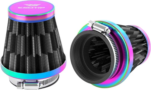 2 piezas de carburador de motocicleta de 1.378 in Filtro de aire para ATV SSR TTR Dirt Bike Pit Bike Mini Bike GY6 Scooter Motocicleta Filtro de