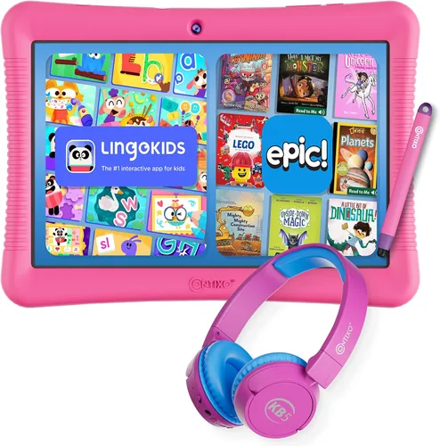 Miniatura 10 de Contixo K102 - Paquete de tabletas para niños de 10 pulgadas, auriculares inalámbricos para niños, 32 GB, aplicaciones educativas de aprendizaje