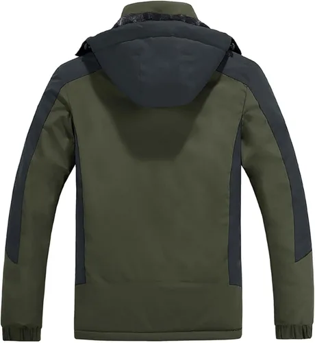 Miniatura 2 de BIYLACLESEN Men's Winter Coats Fleece Lined Ski Jacket Warm Windbreaker Parka