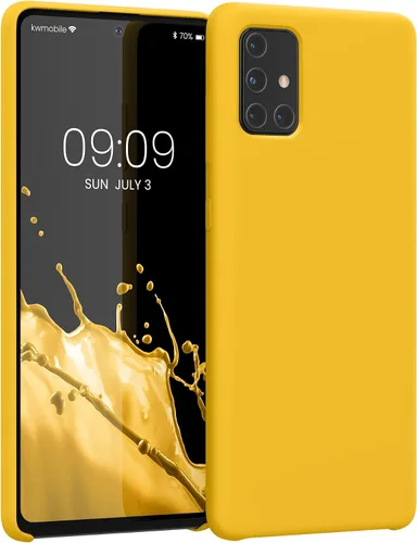 Miniatura 202 de kwmobile Funda Compatible con Samsung Galaxy A14 5G - Funda de teléfono de TPU y silicona con acabado suave - Verde Lima