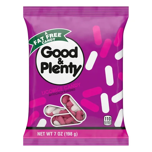 Miniatura 3 de Good & Plenty Regaliz sin grasa, bolsa de caramelos, 7 onzas