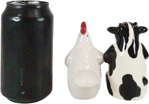 Miniatura 7 de Ebros Gift Holstein - Juego de cocteleras de cerámica para cocina y cocina, para organizar fiestas, aves de corral y ganado coleccionables