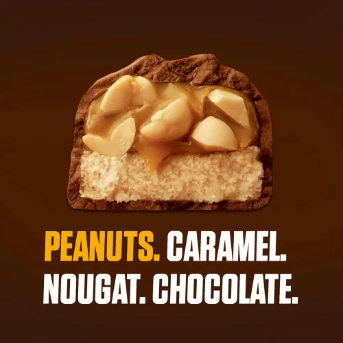 Miniatura 4 de Barras de caramelo y chocolate tamaño grande Snickers
