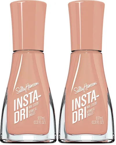 Miniatura 13 de Sally Hansen Insta-Dri Esmalte de uñas Secado rápido, larga duración, brillo sin vetas Semi-opaco, brillo 61 Silk es... Color de uñas 61
