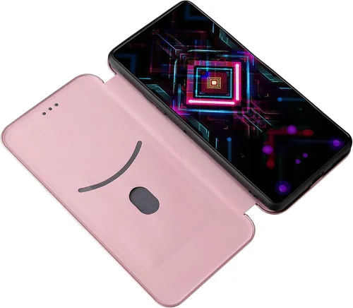 Miniatura 2 de Funda compatible con Xiaomi Redmi K40 Gaming de fibra de carbono con tapa de protección completa, funda de fibra de carbono PU + TPU híbrida a