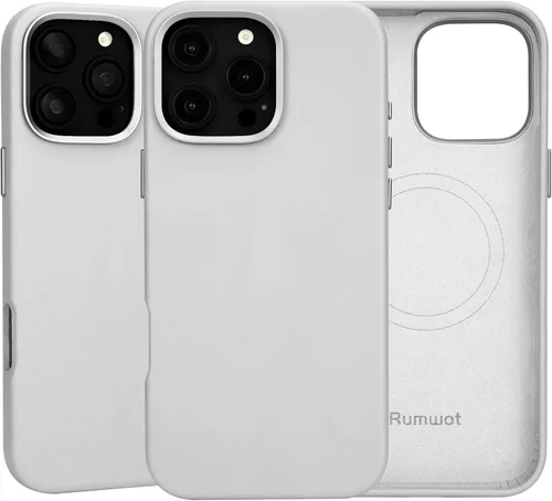 Miniatura 23 de Funda de cuero genuino para iPhone 13 Pro, cuero de grano completo, compatible con MagSafe y carga inalámbrica, bisel de la cámara con botones