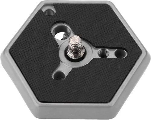 Placas hexagonales de liberación rápida, 3049 1/4 "adaptador de tornillo accesorios de cámara para 030-14 RC0 3063 Accesorios de estudio fotográfico