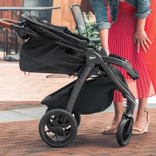 Miniatura 5 de Sistema de viaje Chicco Bravo Primo ClearTex Trio, cochecito plegable Chicco Bravo Primo con asiento de automóvil infantil Chicco KeyFit Max Zip