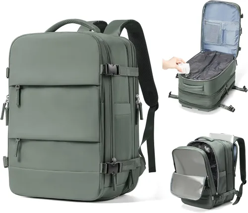 Miniatura 14 de Mochila de Viaje con Sellado al Vacío y Bomba, Mochila Grande de Transporte con Vacío para Hombres y Mujeres, Mochila de Viaje de Compresión al