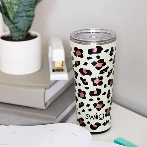 Miniatura 8 de Swig Life - Vaso de 22 oz con aislamiento térmico, vaso de café con tapa, apto para portavasos, apto para lavavajillas, acero inoxidable, taza