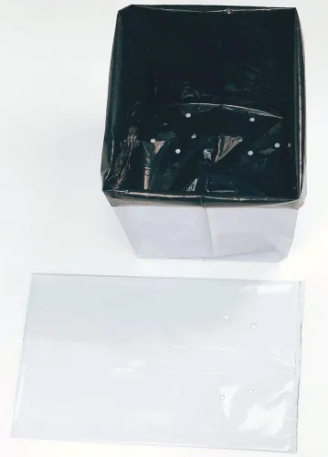 Miniatura 15 de HORTIPOTS Bolsas de cultivo de plástico blanco y negro de 0.5 galones (paquete de 100)