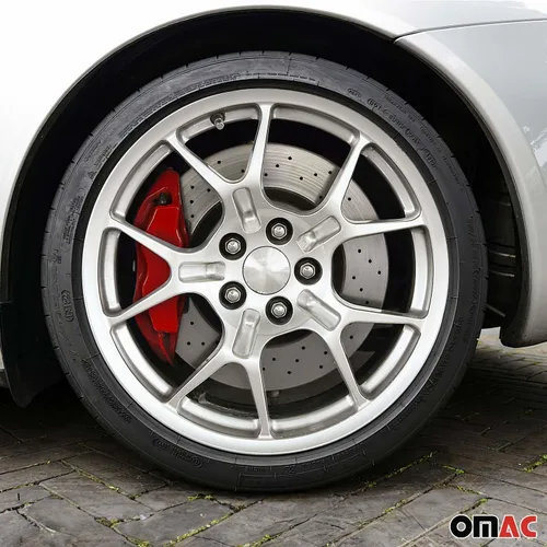 Miniatura 3 de OMAC Pinza de freno a base de epoxi Kit de pintura para coche Texas Red Matt High Temp Texas Red (Matt) RAL:3020