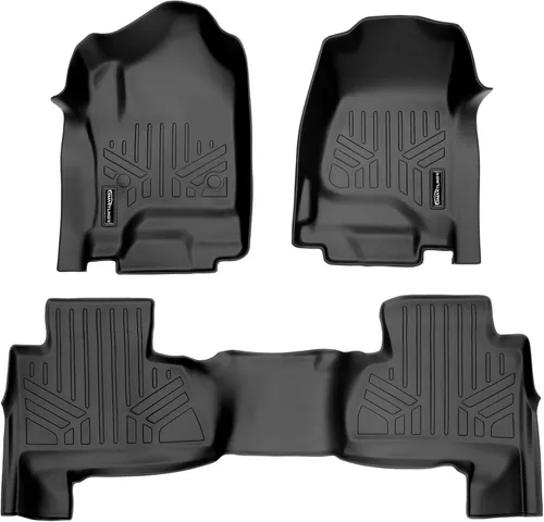 Miniatura 15 de SMARTLINER Alfombrillas de piso de ajuste personalizado para Chevrolet Suburban 2007-2014