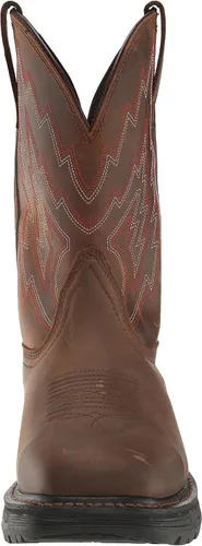 Miniatura 2 de ARIAT Botas de trabajo con punta compuesta impermeable Big Rig para hombre, Marrón Oscuro/Marrón Desgastado, 11 Ancho