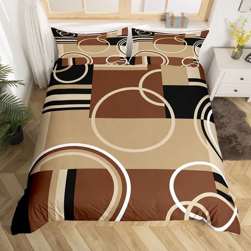 Miniatura 47 de Erosebridal Bohemian Duvet Cover Twin Country Southwestern Comforter Cover for Kids Teens Boho Aztec Arrows Diamond Bedding Set Black Gray Geometric