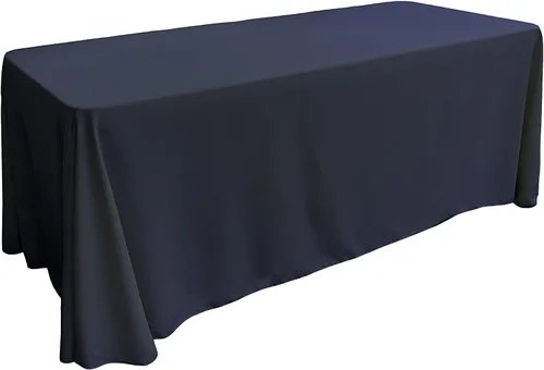 Miniatura 168 de LA Linen Mantel rectangular lavable de popelín de poliéster, resistente a las manchas y a las arrugas, cubierta de mesa 60x84, mantel de tela