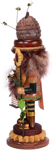 Miniatura 4 de Kurt S. Adler Cascanueces Hollywood Bee Keeper de 15 pulgadas, multicolor