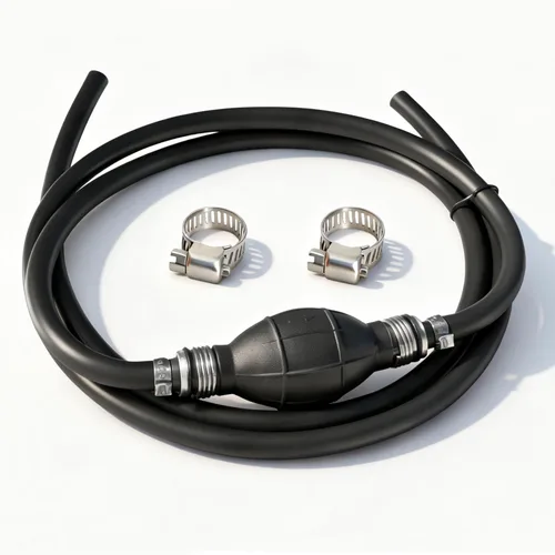 Miniatura 7 de Kit de línea de combustible de 6.5 pies y 5/16 pulgadas con bombilla de imprimación y conectores para motor fuera de borda Yamaha y se adapta a