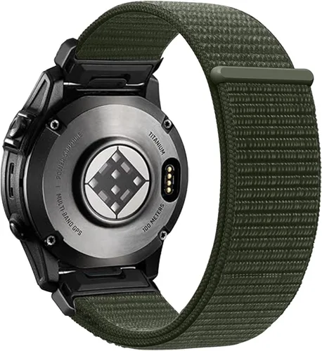 Miniatura 13 de Correa de reloj de nailon Quickfit de 0.787 in para Garmin Fenix 8 1.693 in, Fenix 6s, Fenix 5s, Epix Pro Gen 2 1.654 in, Approach S70 1.654 in